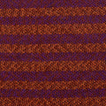 Orange Horizontal-Stripe Chunky Knit, Polyester