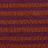 Orange Horizontal-Stripe Chunky Knit, Polyester