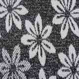 White Floral Jacquard, Polyester — texture