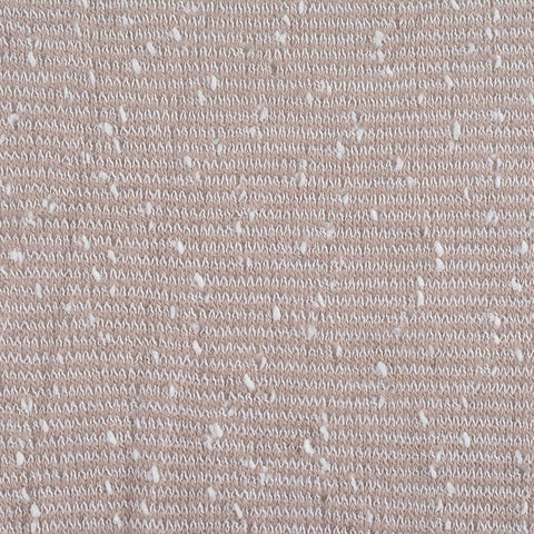 Light Brown Marl Chunky Knit, Poly-Viscose, 165 gsm