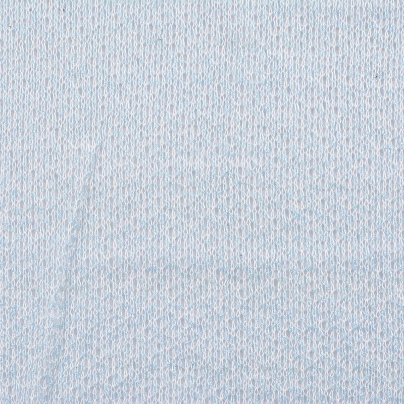 Yarn-Dyed 100% Polyester French Terry Fabric, 172 gsm — White