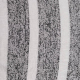 White Stripes Chunky Knit, Viscose-Poly — texture