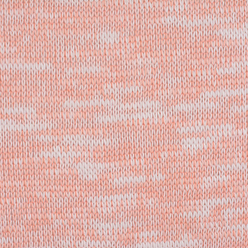 Peach Marl Chunky Knit, Poly-Cotton
