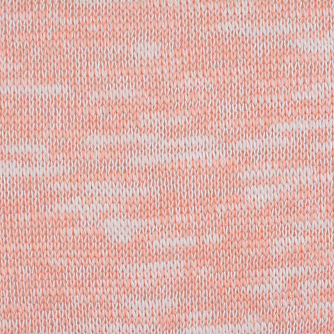 Peach Marl Chunky Knit, Poly-Cotton
