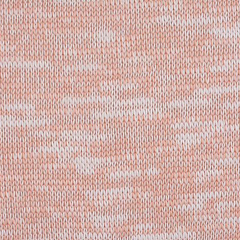 Peach Marl Chunky Knit, Poly-Cotton