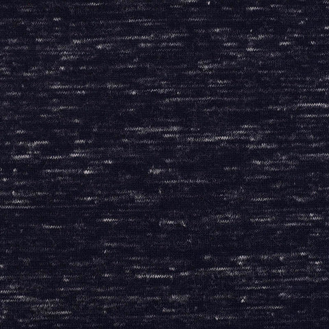 Dark Blue Marl Chunky Knit, Poly-Cotton, 132 gsm