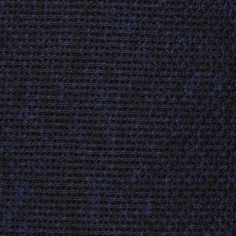 Jacquard 100% Polyester Interlock Knit Fabric, 415 gsm — Black