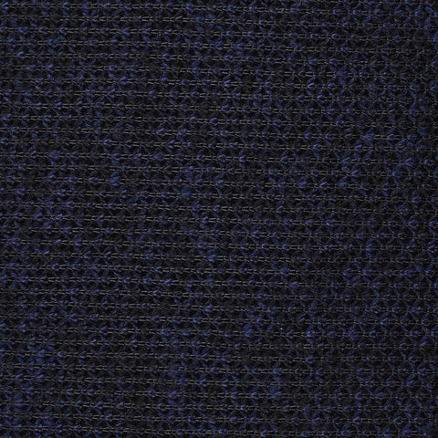 Jacquard 100% Polyester Interlock Knit Fabric, 415 gsm — Black