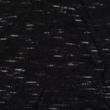 Black Heathered-Marl Jersey Knit, Polyester