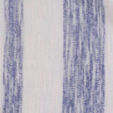 White Vertical-Stripe Jersey Knit, Poly-Cotton