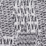 Black Abstract Chunky Knit, Polyester