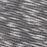 Black Horizontal-Stripe Chunky Knit, Poly-Cotton