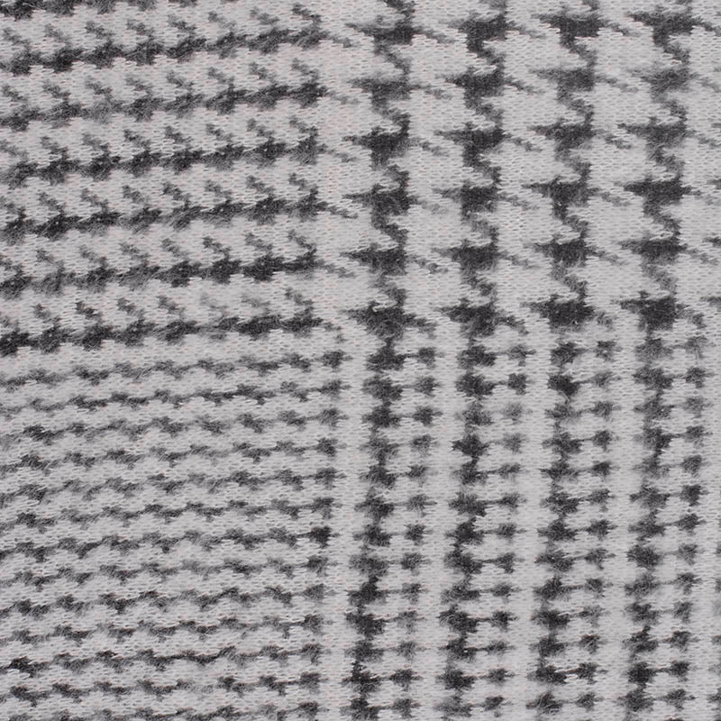 Black Houndstooth Jacquard, Acrylic-Poly