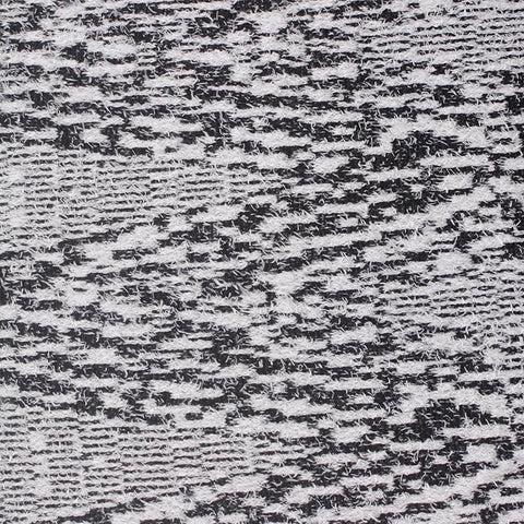 Black Abstract Jacquard, Polyester, 303 gsm