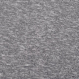 Heather Grey Marl Rib Knit, Viscose-Poly — texture