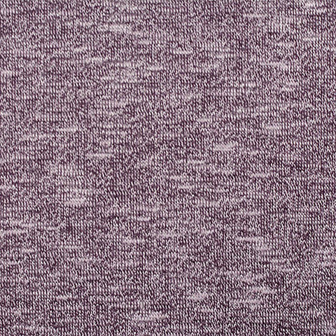 Purple Heathered-Marl Chunky Knit, Viscose-Poly, 160 gsm