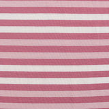 White Horizontal-Stripe Knit, Viscose — texture