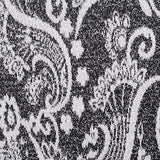 Black Paisley Jacquard, Polyester — texture