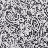 Black Paisley Jacquard, Polyester — texture
