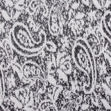 Black Paisley Jacquard, Polyester