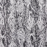 Animal Print Polyester Stretch Chunky Knit Fabric, 303 gsm — Grey