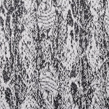 Animal Print Polyester Stretch Chunky Knit Fabric, 303 gsm — Grey — texture