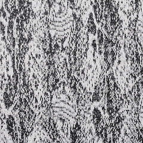 Animal Print Polyester Stretch Chunky Knit Fabric, 303 gsm — Grey
