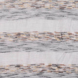 White Horizontal-Stripe Knit, Poly-Viscose