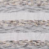 White Horizontal-Stripe Knit, Poly-Viscose — texture