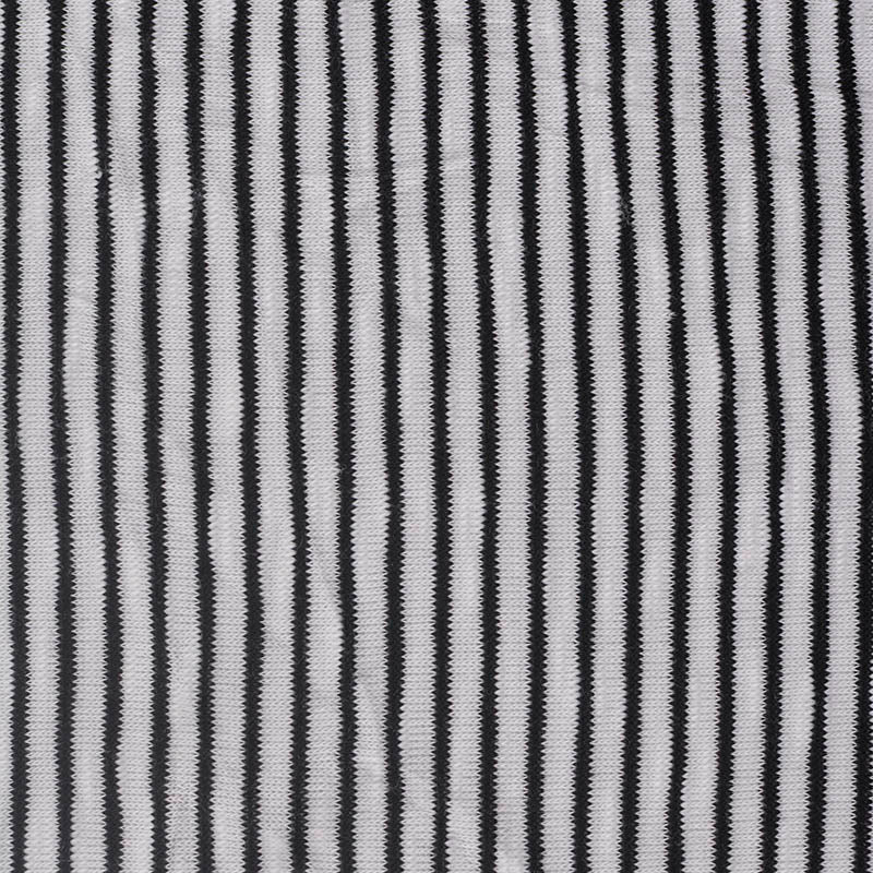Black Vertical-Stripe Knit