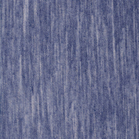 Heathered Blue Marl French Terry, Poly-Cotton, 265 gsm