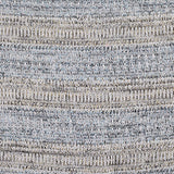 Marled Blue Horizontal-Stripe Chunky Knit, Poly-Viscose — texture