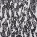 Black Animal Print Jacquard, Polyester, 280 gsm