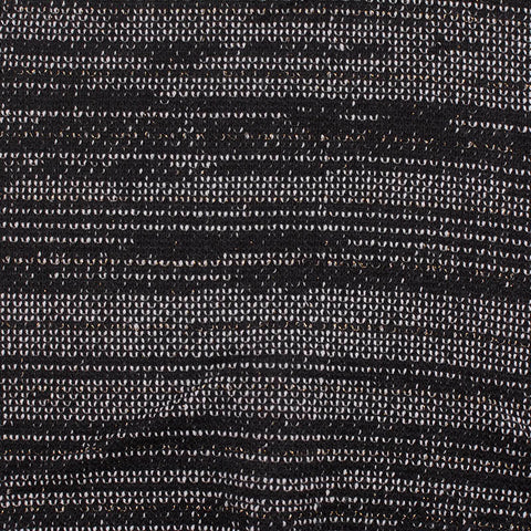Black Stripes Chunky Knit, Polyester, 244 gsm