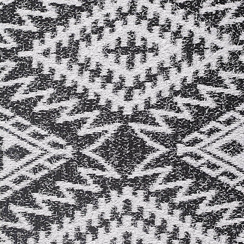 Black Houndstooth Jacquard, Polyester, 285 gsm