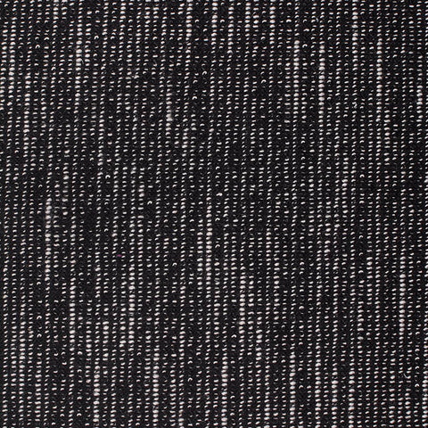 Black Heathered-Marl Chunky Knit, Poly-Cotton, 233 gsm