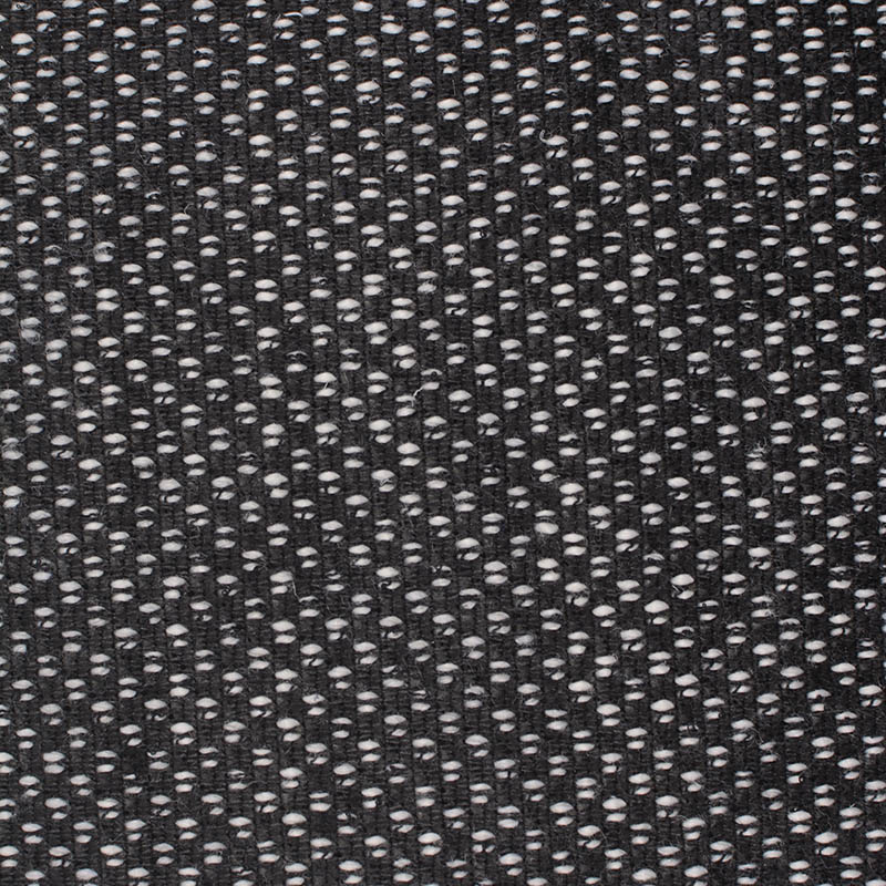 Black Marl Chunky Knit, Polyester, 485 gsm, ref EF-11891
