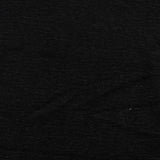 Slub 100% Polyester Interlock Knit Fabric, 290 gsm — Black