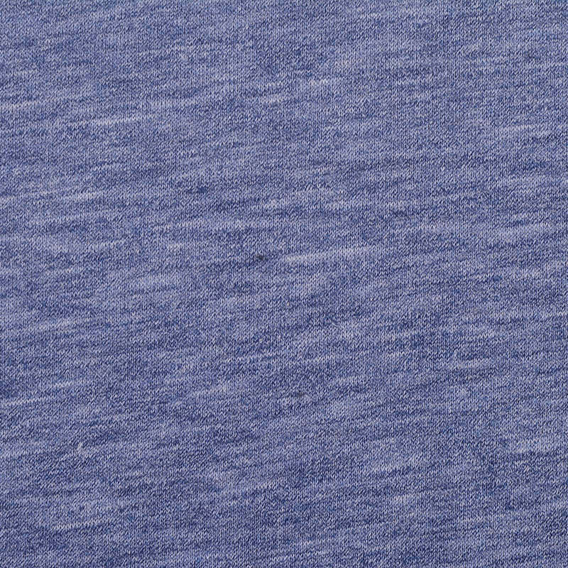 Blue Marl French Terry, Polyester