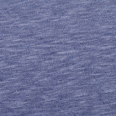 Blue Marl French Terry, Polyester