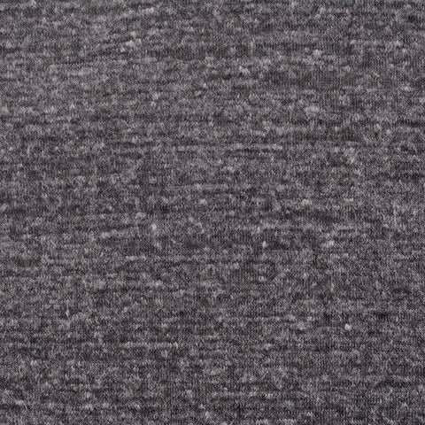 Dark Grey Marl Jersey Knit, Poly-Cotton, 143 gsm, ref EF-11912