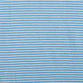 Light Blue Horizontal-Stripe Knit, Cotton-Viscose
