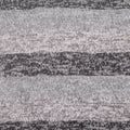 Grey Horizontal-Stripe Chunky Knit, Poly-Viscose, 136 gsm