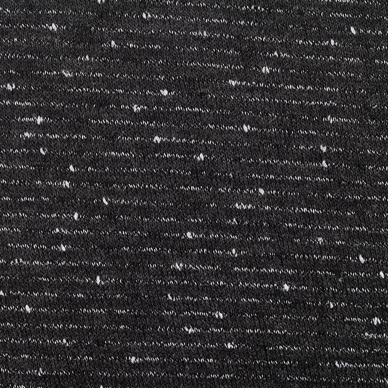 Dark Grey Marl Interlock Knit, Poly-Acrylic