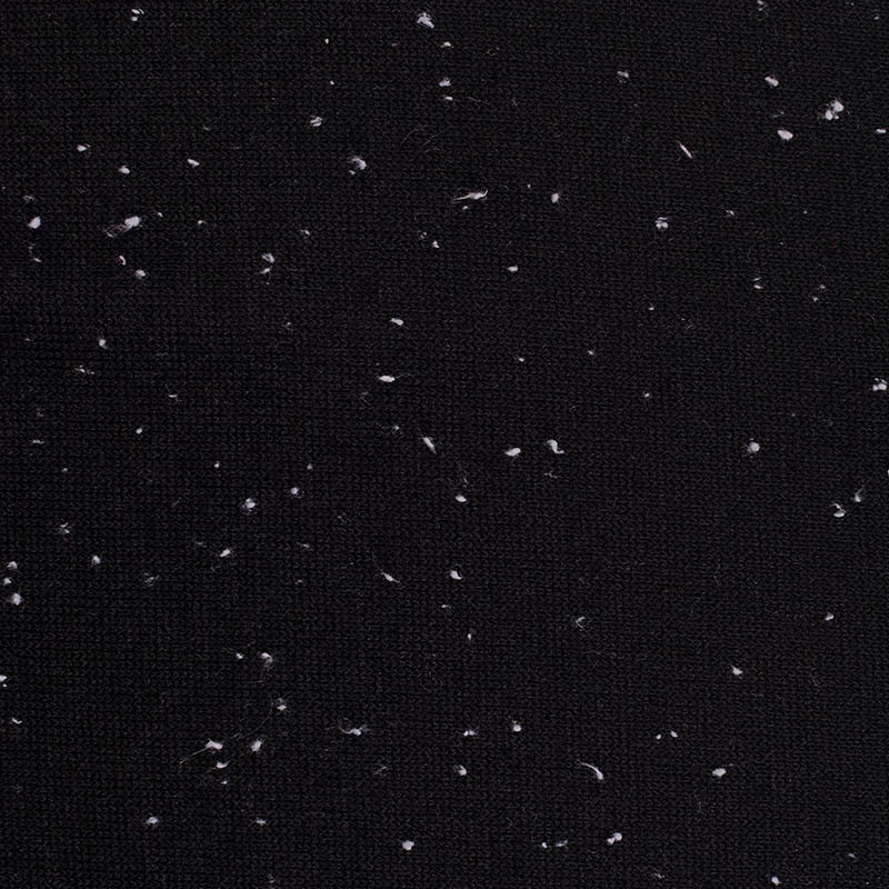 Black Marl Jersey Knit, Polyester, 161 gsm, ref EF-11956