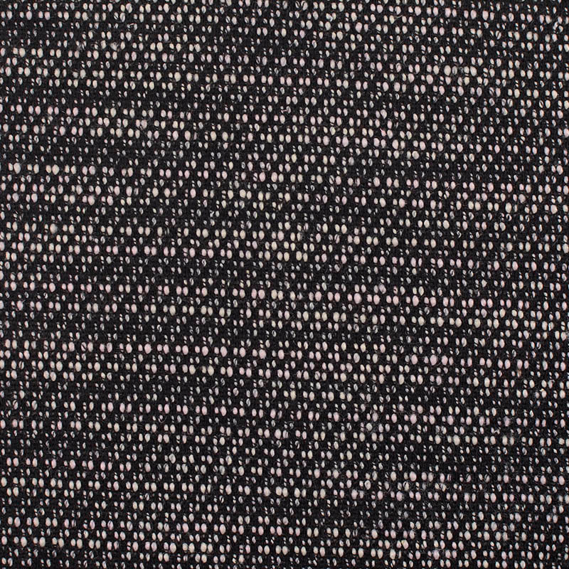Black Marl Chunky Knit, Polyester, 291 gsm