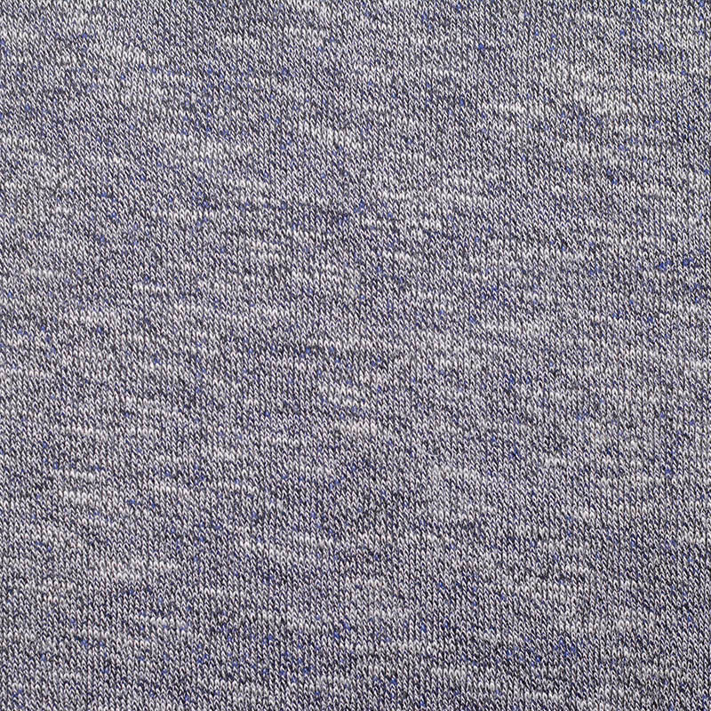 Heathered White Marl French Terry, Polyester