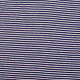 Navy Horizontal-Stripe Knit, Cotton-Viscose