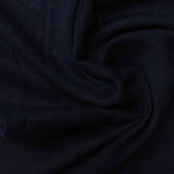 Polyester Viscose Jersey Knit Fabric, 122 gsm — Navy