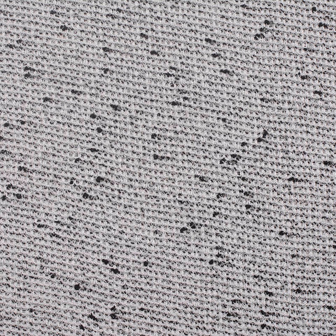 Light Grey Marl Interlock Knit, Polyester, 220 gsm
